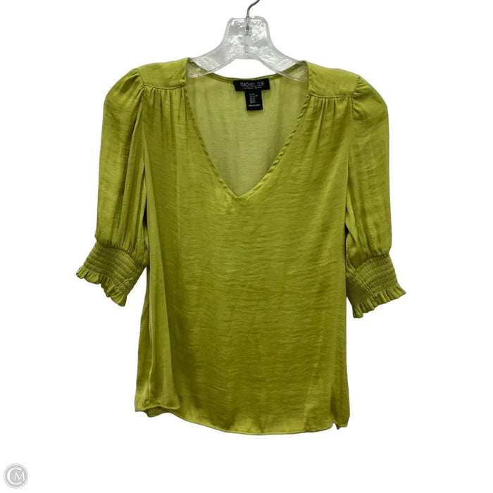 Top Short Sleeve By Rachel Zoe In Green, Size: Xs