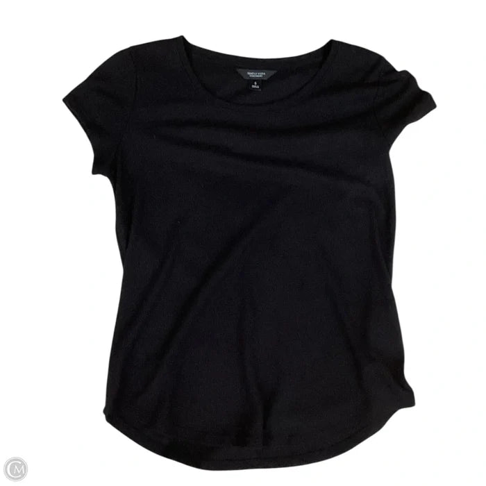 Top Short Sleeve By Simply Vera In Black, Size: S