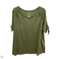 Top Short Sleeve By St Johns Bay In Green, Size: 1x