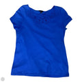 Top Short Sleeve By Talbots In Blue, Size: Mp