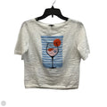 Top Short Sleeve By Talbots In White, Size: Sp