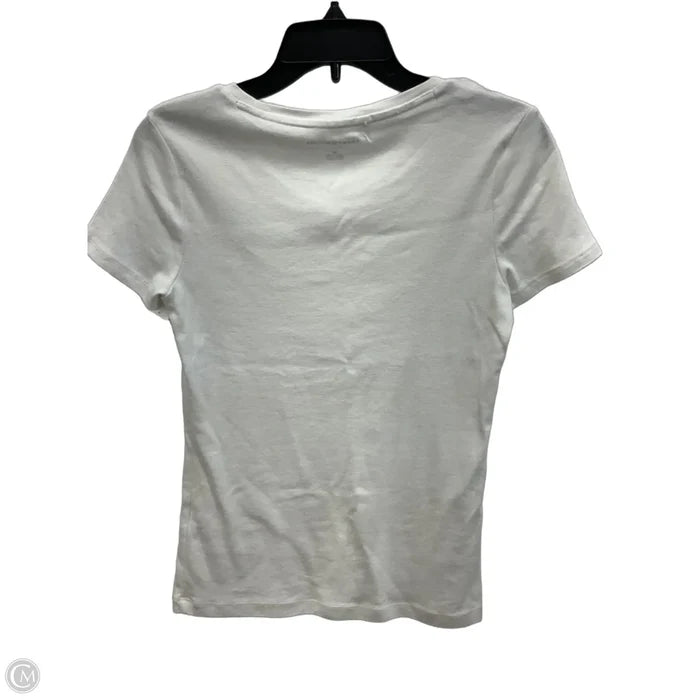 Top Short Sleeve By Tommy Hilfiger In White, Size: S