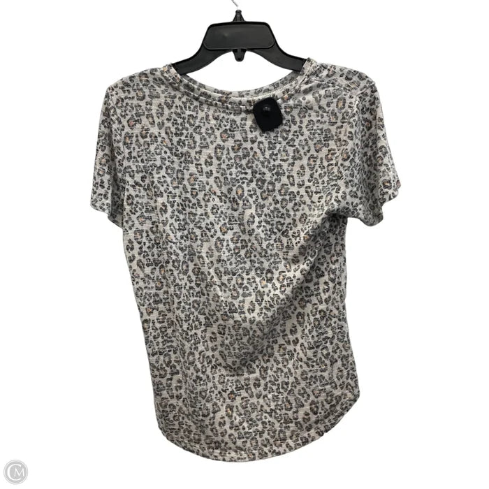 Top Short Sleeve By Z Supply In Animal Print, Size: S