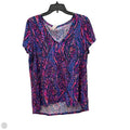Top Short Sleeve Designer By Lilly Pulitzer In Purple, Size: Xl