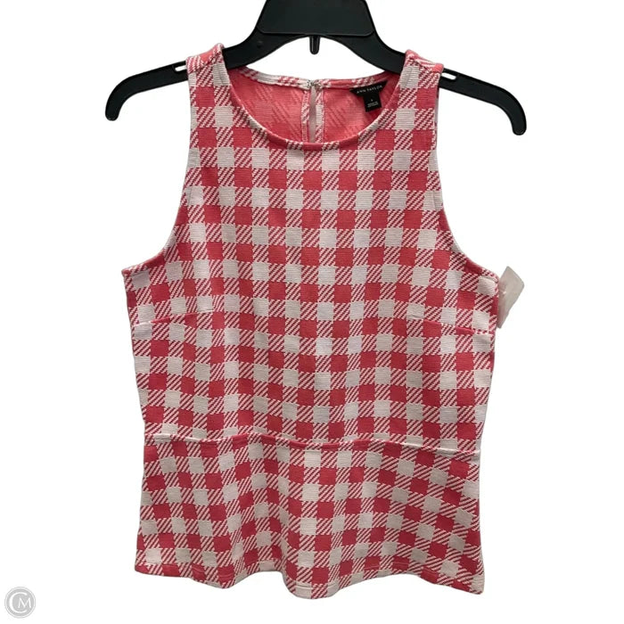 Top Sleeveless By Ann Taylor In Pink, Size: S