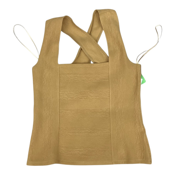 Top Sleeveless By Anthropologie In Yellow, Size:M