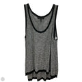 Top Sleeveless By Banana Republic In Black & Grey, Size: S
