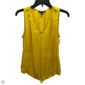 Top Sleeveless By Banana Republic In Yellow, Size: Xs