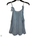 Top Sleeveless By Blu Pepper In Blue, Size: L