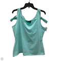 Top Sleeveless By Boston Proper In Aqua, Size: Xl