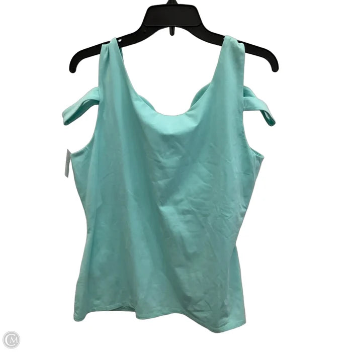 Top Sleeveless By Boston Proper In Aqua, Size: Xl