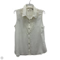 Top Sleeveless By Chicos In Cream, Size: L