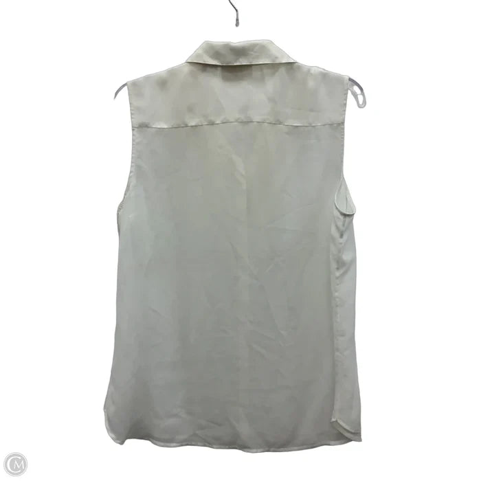 Top Sleeveless By Chicos In Cream, Size: L
