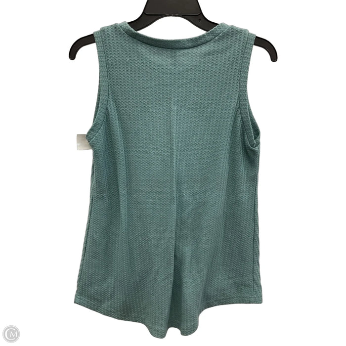 Top Sleeveless By Cmf In Teal, Size: S