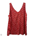 Top Sleeveless By Ekouaer In Orange, Size: M