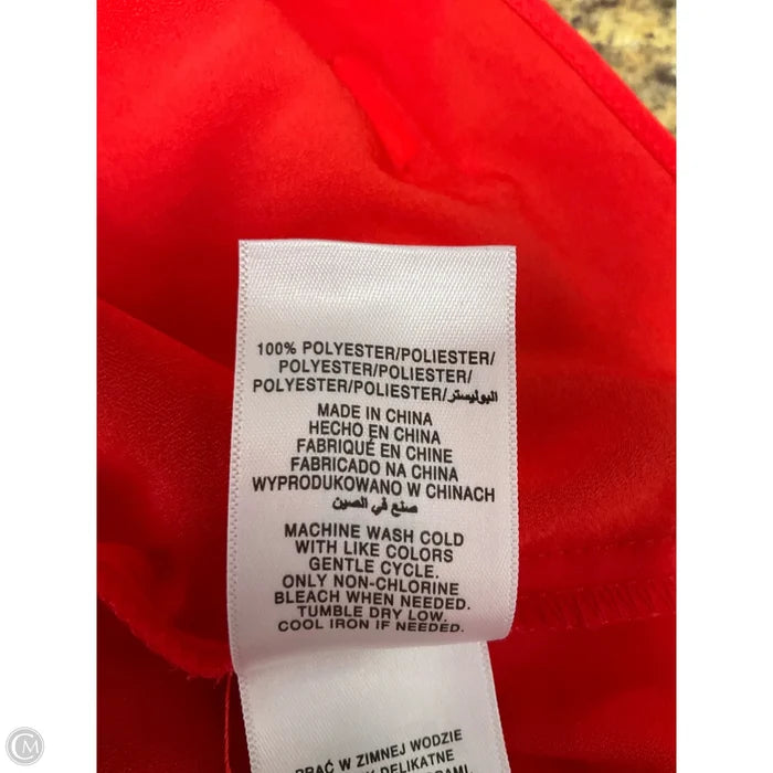 Top Sleeveless By Ellen Tracy In Red, Size: Xl