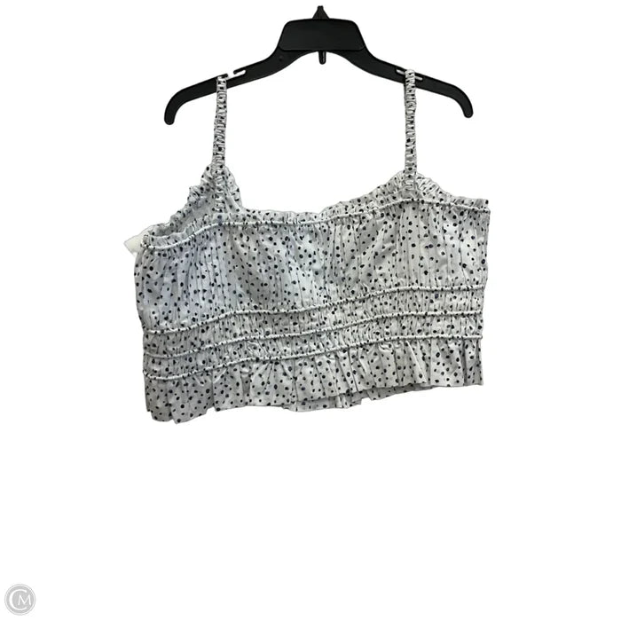 Top Sleeveless By J. Crew In Blue & White, Size: 2x