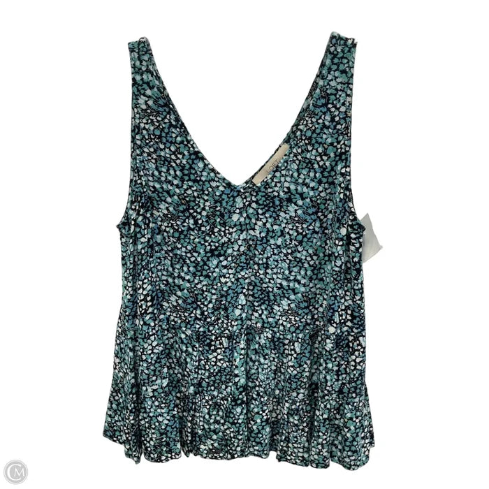 Top Sleeveless By Loft In Blue, Size: S