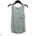 Top Sleeveless By Loft In Blue, Size: S