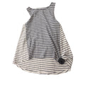 Top Sleeveless By Madewell In Grey & White, Size:S