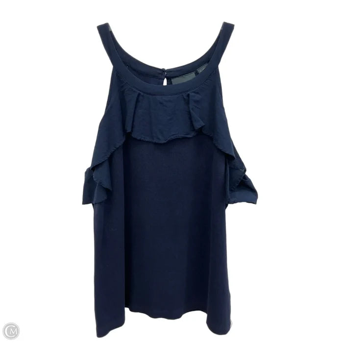 Top Sleeveless By Maeve In Blue, Size: Xl