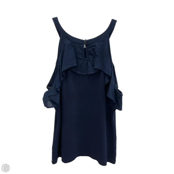 Top Sleeveless By Maeve In Blue, Size: Xl