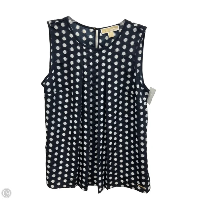 Top Sleeveless By Michael By Michael Kors In Blue, Size: M