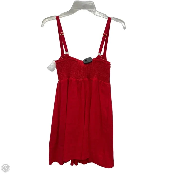 Top Sleeveless By Mumu In Red, Size: S