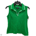 Top Sleeveless By Nautica In Green, Size: S