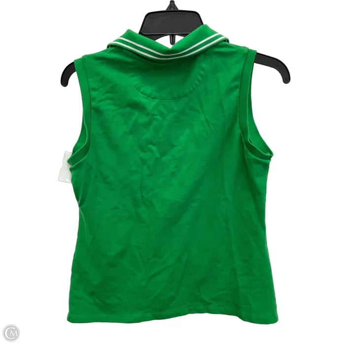 Top Sleeveless By Nautica In Green, Size: S