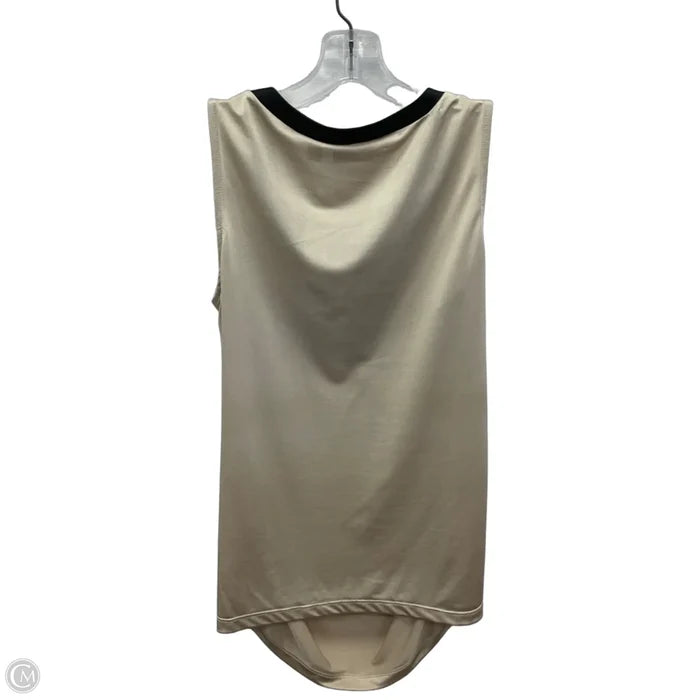 Top Sleeveless By New York And Co In Gold, Size: M