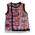 Top Sleeveless By Per Se In Geometric Pattern, Size:10