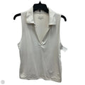 Top Sleeveless By Tahari In Beige, Size: Xl
