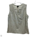 Top Sleeveless By Talbots In Beige, Size: M