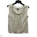 Top Sleeveless By Talbots In Cream, Size: Xs