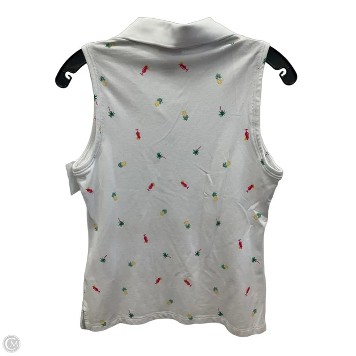 Top Sleeveless By Tommy Bahama In White, Size: M