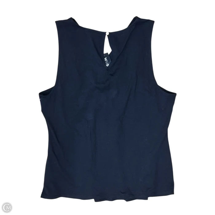 Top Sleeveless By White House Black Market In Black, Size: L