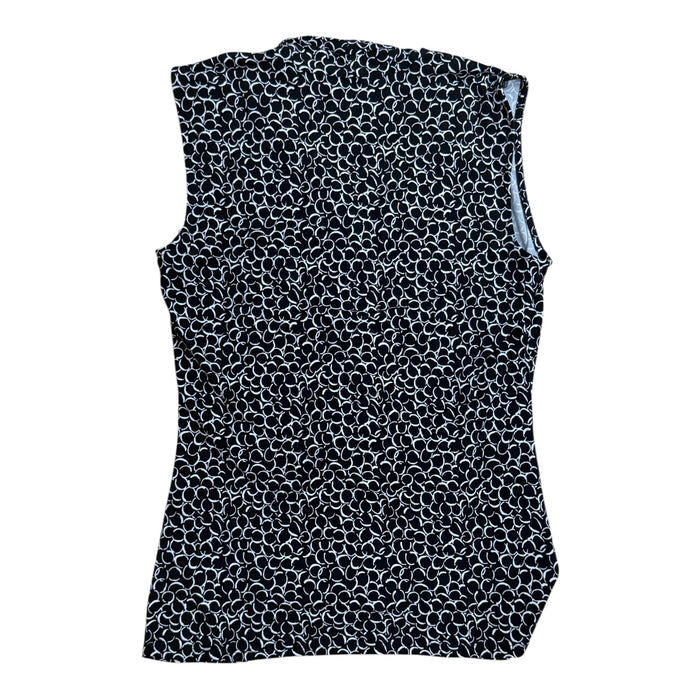 Top Sleeveless By White House Black Market In Black & White, Size:S