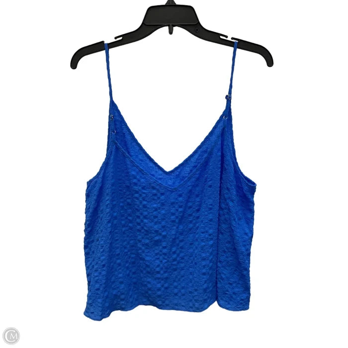 Top Sleeveless Designer By Lilly Pulitzer In Blue, Size: Xl