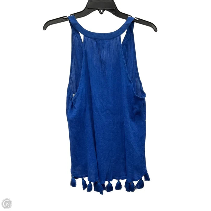 Top Sleeveless Designer By Lilly Pulitzer In Blue, Size: Xl
