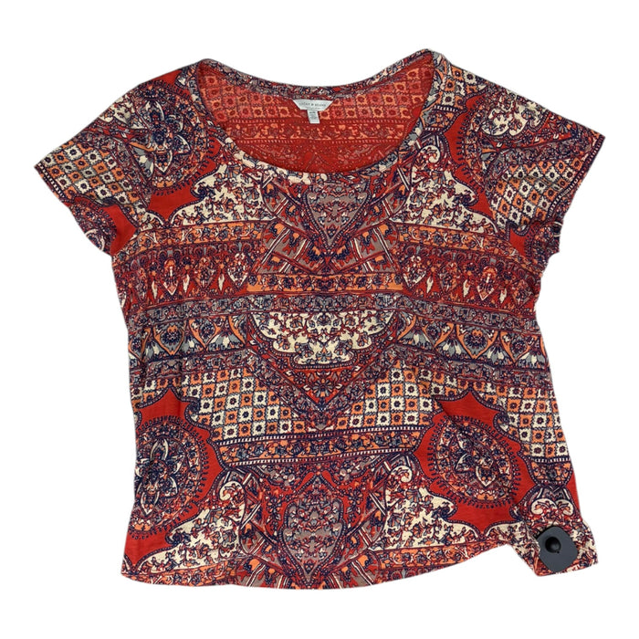 Top Ss By Lucky Brand In Orange, Size:1X