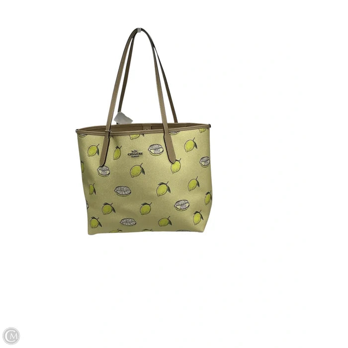 Tote Designer By Coach, Size: Large