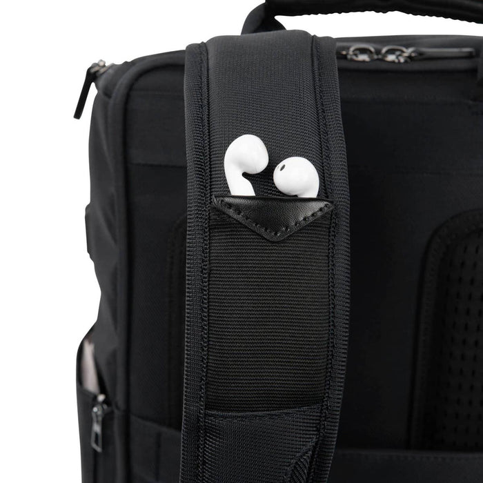 Travelpro Crew Executive Choice 3 Medium Top Load Backpack - earbud pocket