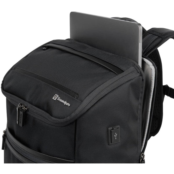 Travelpro Crew Executive Choice 3 Medium Top Load Backpack - computer access pocket
