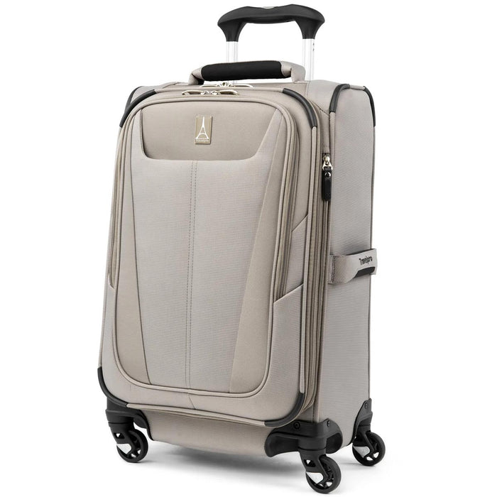 Travelpro Maxlite 5 21 inch Expandable Carry On Spinner- champagne