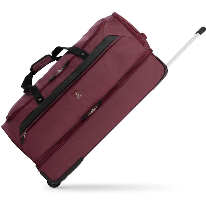 Travelpro Roadtrip 30" Drop Bottom Rolling Duffel w/Cubes - burgundy
