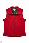 Vest Other By Chicos In Red, Size: Xl