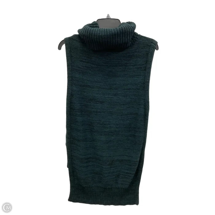 Vest Sweater By Banana Republic In Green, Size: S