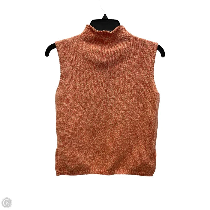 Vest Sweater By Talbots In Pink, Size: S