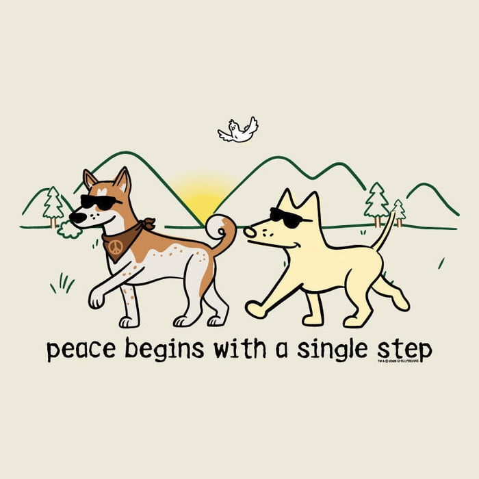 Walk for Peace - Ladies T-Shirt V-Neck